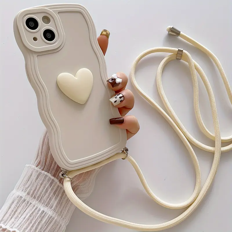 Cartoon Bear Phone Case with Lanyard & Wallet - Buy 1 Get 2 Free - In Just 1299 PKR