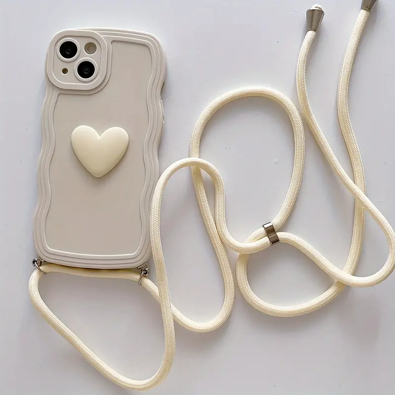 Cartoon Bear Phone Case with Lanyard & Wallet - Buy 1 Get 2 Free - In Just 1299 PKR