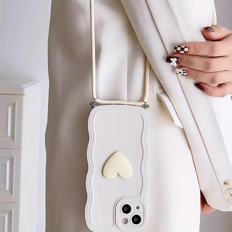 Cartoon Bear Phone Case with Lanyard & Wallet - Buy 1 Get 2 Free - In Just 1299 PKR