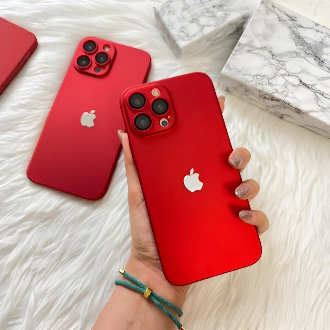 Crimson Beauty Cover – Bold red. Matte elegance. - Urban Flicks